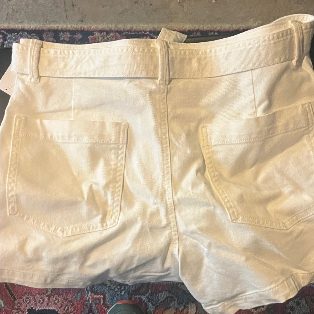 GAP White Denim Shorts